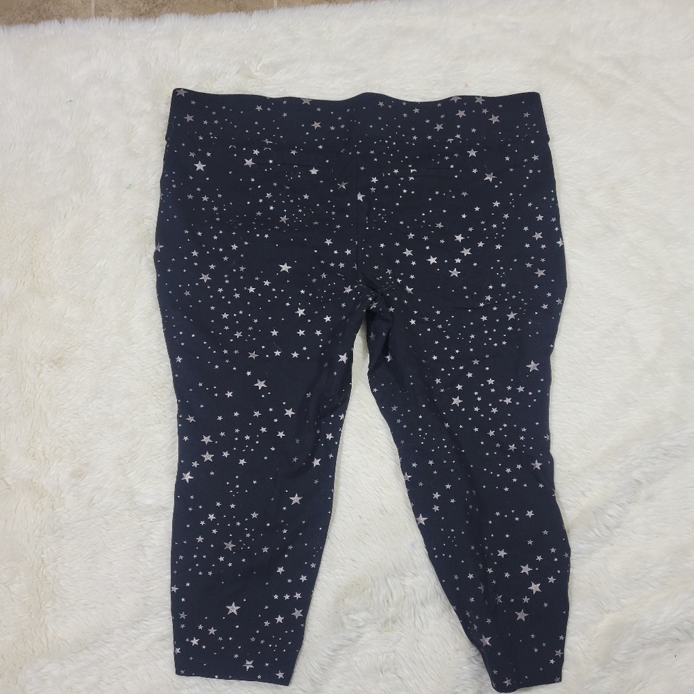 Torrid Pixie Legging 4r Black With Silver Star Pr… - image 7